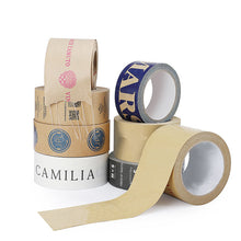 Load image into Gallery viewer, Custom Printing Water Activated Packing Kraft Paper Tape China