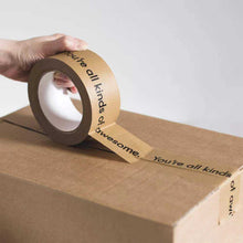 Load image into Gallery viewer, Custom Printing Water Activated Packing Kraft Paper Tape China
